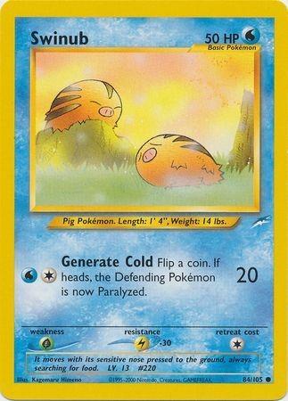 Swinub 084/105 - Unlimited Neo Destiny - Common