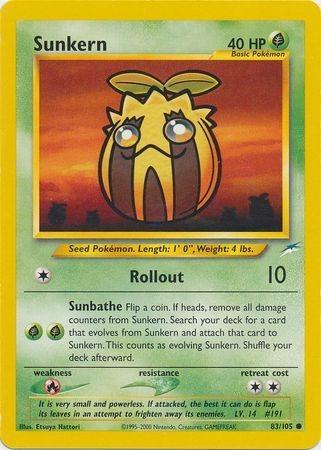 Sunkern 083/105 - Unlimited Neo Destiny - Common