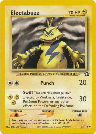 Electabuzz 033/111 - Unlimited Neo Genesis - Uncommon