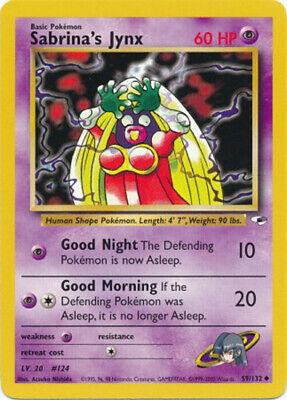 Sabrina's Jynx 059/132 - Unlimited Gym Heroes - Uncommon