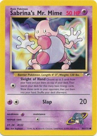 Sabrina's Mr. Mime 094/132 - Unlimited Gym Heroes - Common