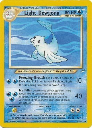 Light Dewgong 045/105 - Unlimited Neo Destiny - Uncommon