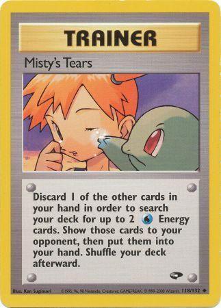 Misty's Tears 118/132 - Unlimited Gym Challenge - Uncommon