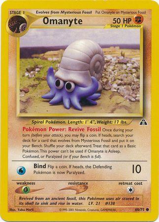 Omanyte 060/75 - Unlimited Neo Discovery - Common