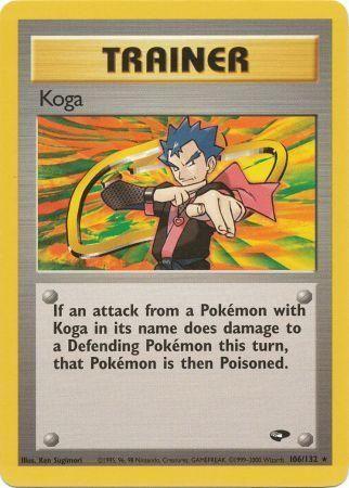 Koga (106) 106/132 - Unlimited Gym Challenge - Rare
