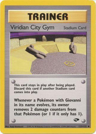 Viridian City Gym 123/132 - Unlimited Gym Challenge - Uncommon