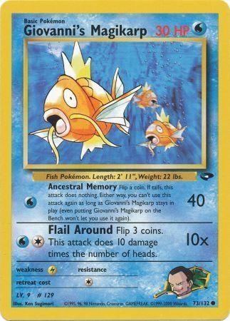 Giovanni's Magikarp 073/132 - Unlimited Gym Challenge - Common