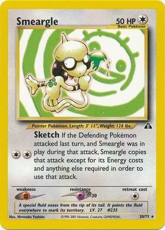 Smeargle (30) 030/75 - Unlimited Neo Discovery - Rare