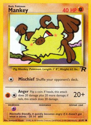 Mankey 061/82 - Unlimited Team Rocket - Common