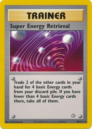 Super Energy Retrieval 089/111 - Unlimited Neo Genesis - Rare