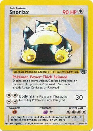 Snorlax (27) 027/64 - Unlimited Jungle - Rare