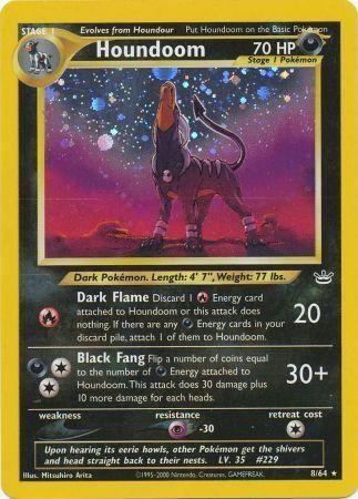 Houndoom 008/64 - Unlimited Holofoil Neo Revelation - Holo Rare