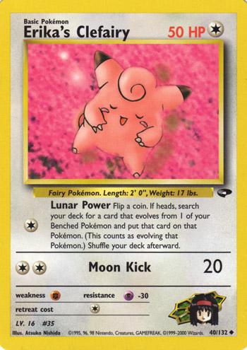 Erika's Clefairy 040/132 - Unlimited Gym Challenge - Uncommon