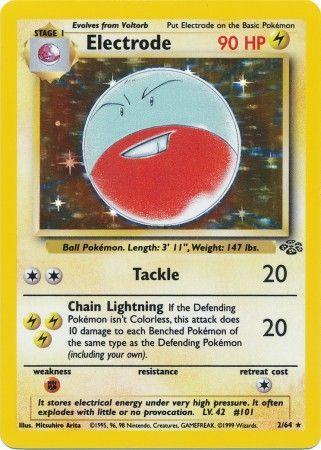 Electrode (2) 002/64 - Unlimited Holofoil Jungle - Holo Rare