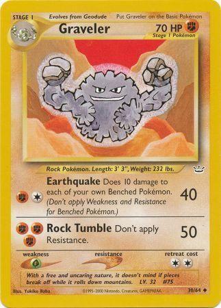 Graveler 030/64 - Unlimited Neo Revelation - Uncommon