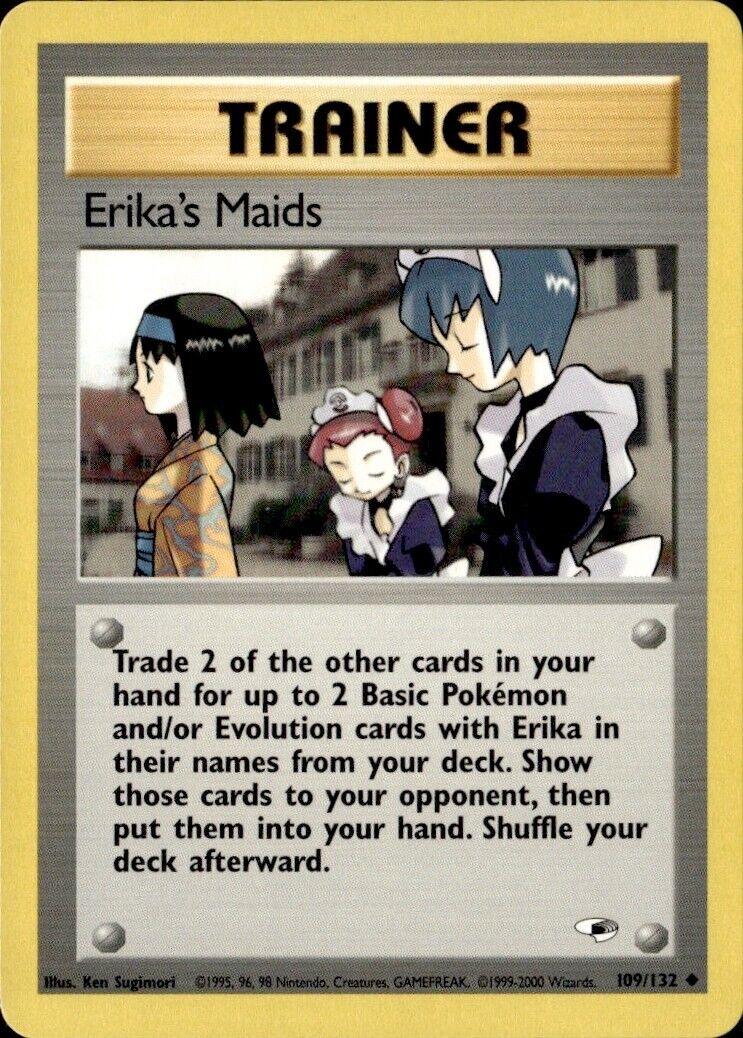 Erika's Maids 109/132 - Unlimited Gym Heroes - Uncommon
