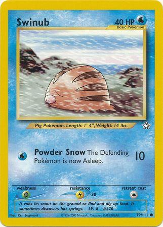 Swinub 079/111 - Unlimited Neo Genesis - Common