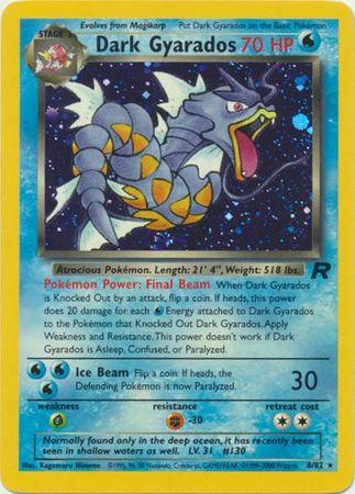 Dark Gyarados (8) 008/82 - Unlimited Holofoil Team Rocket - Holo Rare