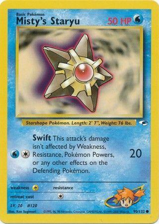 Misty's Staryu 090/132 - Unlimited Gym Heroes - Common
