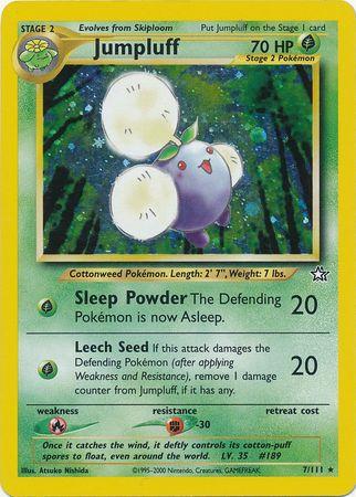 Jumpluff 007/111 - Unlimited Holofoil Neo Genesis - Holo Rare