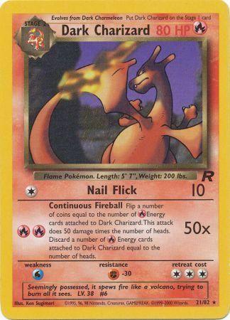 Dark Charizard (21) 021/82 - Unlimited Team Rocket - Rare