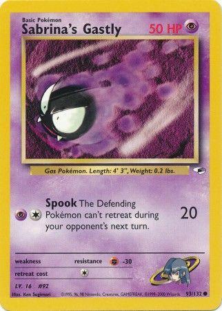 Sabrina's Gastly 093/132 - Unlimited Gym Heroes - Common