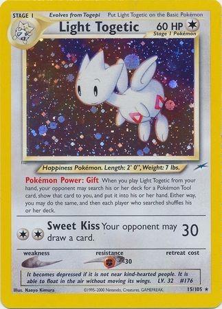 Light Togetic 015 - Unlimited Holofoil Neo Destiny - Holo Rare