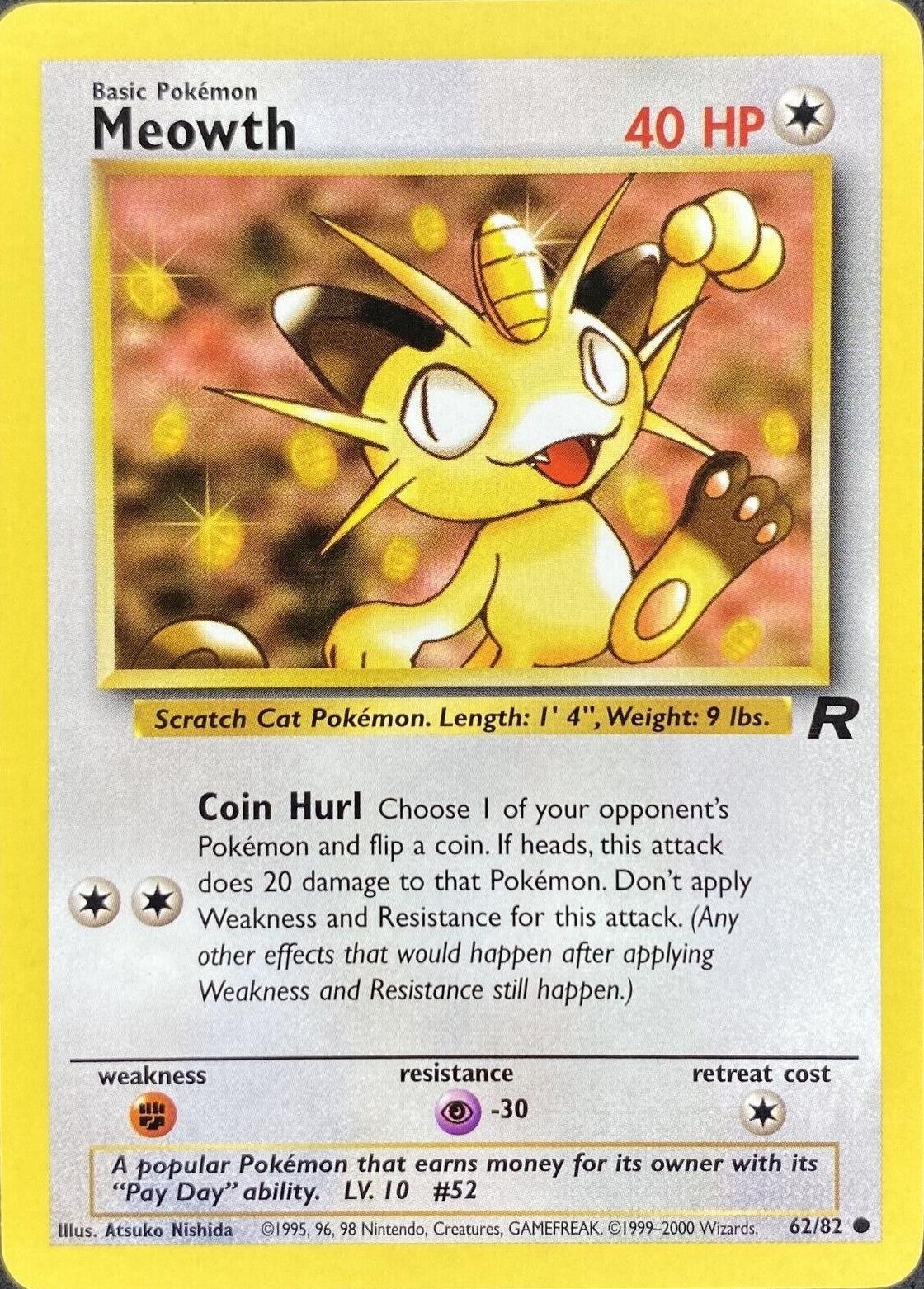 Meowth 062/82 - Unlimited Team Rocket - Common