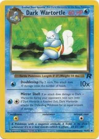 Dark Wartortle 046/82 - Unlimited Team Rocket - Uncommon