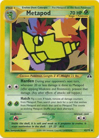 Metapod 042/75 - Unlimited Neo Discovery - Uncommon