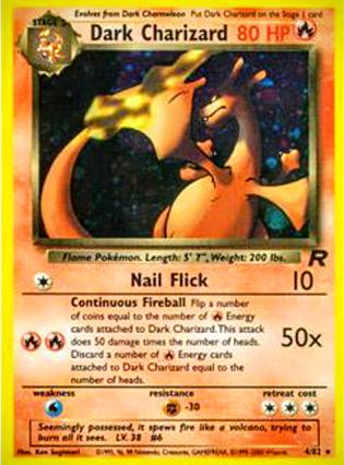 Dark Charizard (4) 004/82 - Unlimited Holofoil Team Rocket - Holo Rare