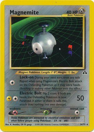 Magnemite (26) 026 - Unlimited Neo Discovery - Rare