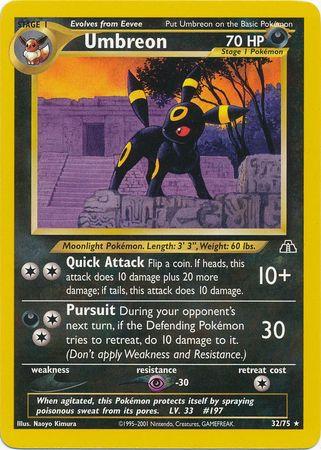 Umbreon (32) 032/75 - Unlimited Neo Discovery - Rare