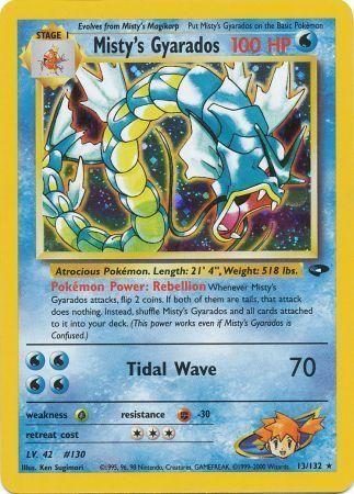 Misty's Gyarados 013/132 - Unlimited Holofoil Gym Challenge - Holo Rare