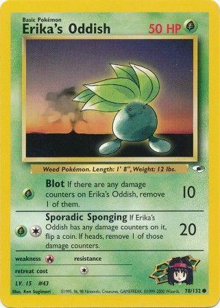 Erika's Oddish (78) 078/132 - Unlimited Gym Heroes - Common
