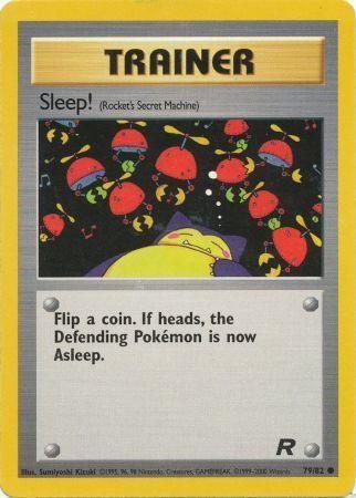 Sleep! (Rocket's Secret Machine) 079/82 - Unlimited Team Rocket - Common