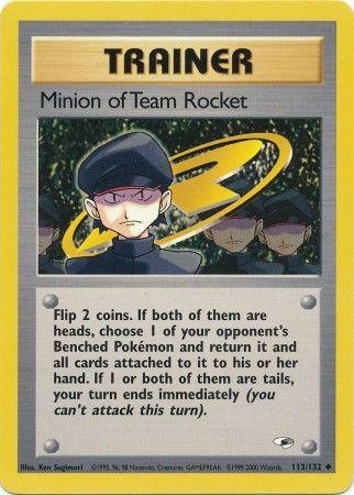 Minion of Team Rocket 113/132 - Unlimited Gym Heroes - Uncommon