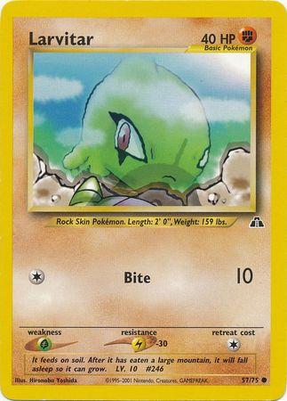 Larvitar 057/75 - Unlimited Neo Discovery - Common