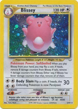 Blissey 002/64 - Unlimited Holofoil Neo Revelation - Holo Rare