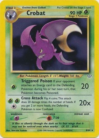 Crobat 004/64 - Unlimited Holofoil Neo Revelation - Holo Rare