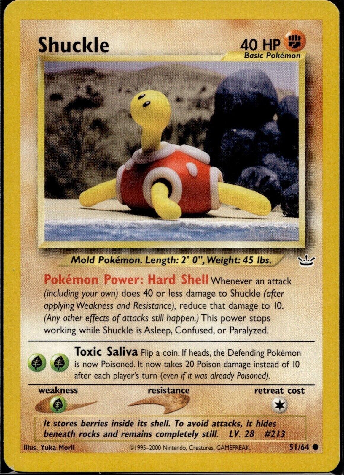 Shuckle 051/64 - Unlimited Neo Revelation - Common