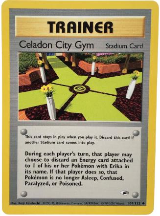 Celadon City Gym 107/132 - Unlimited Gym Heroes - Uncommon