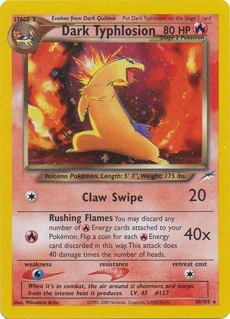 Dark Typhlosion 010/105 - Unlimited Holofoil Neo Destiny - Holo Rare