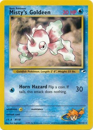 Misty's Goldeen (30) 030/132 - Unlimited Gym Heroes - Rare