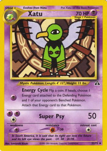 Xatu 052/75 - Unlimited Neo Discovery - Uncommon