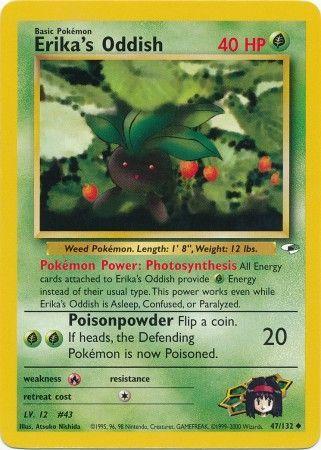 Erika's Oddish (47) 047/132 - Unlimited Gym Heroes - Uncommon