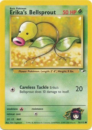 Erika's Bellsprout (76) 076/132 - Unlimited Gym Heroes - Common