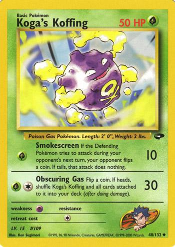 Koga's Koffing (48) 048/132 - Unlimited Gym Challenge - Uncommon