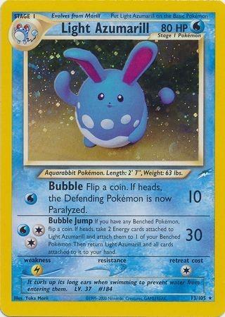Light Azumarill 013/105 - Unlimited Holofoil Neo Destiny - Holo Rare