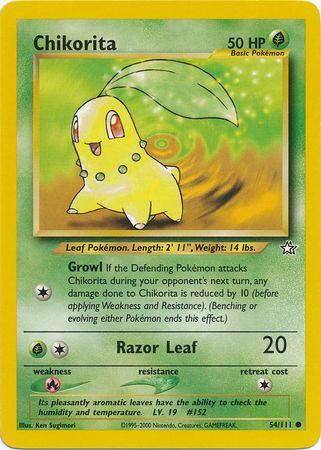 Chikorita (54) 054/111 - Unlimited Neo Genesis - Common